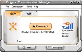  Cingular Communication Manager screen shot